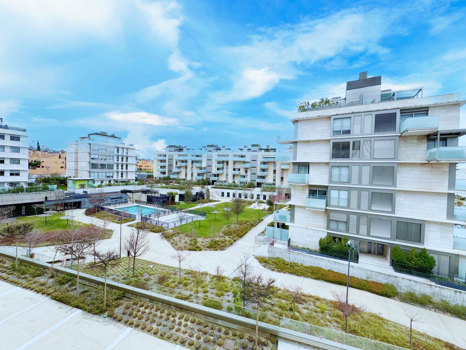 Vista exterior de Pis de lloguer en  Madrid Capital amb Aire condicionat, Calefacció i Terrassa