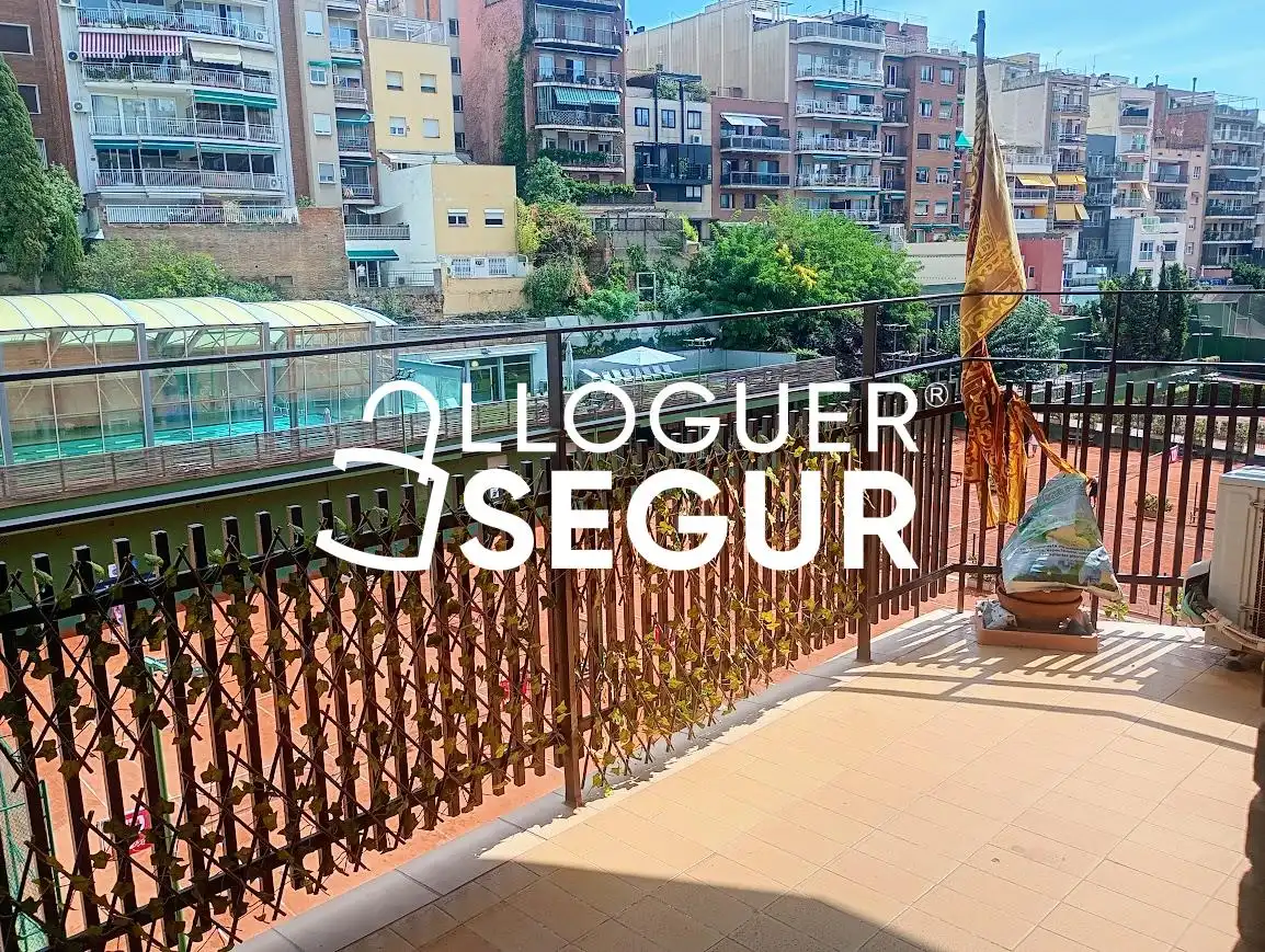 Terrassa de Pis de lloguer en Sarrià - Sant Gervasi