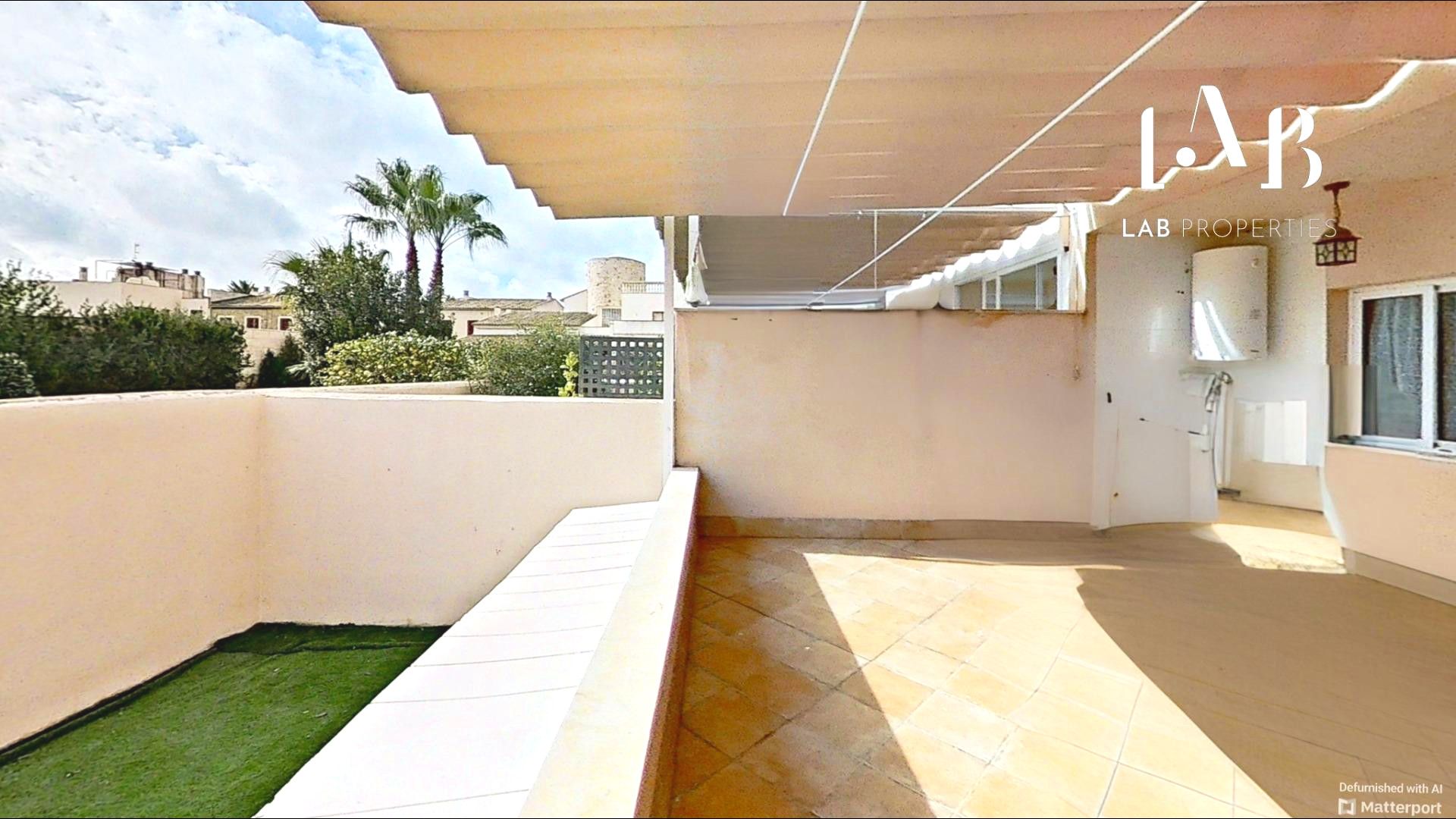Terrassa de Casa adosada en venda en Algaida amb Aire condicionat, Calefacció i Jardí privat