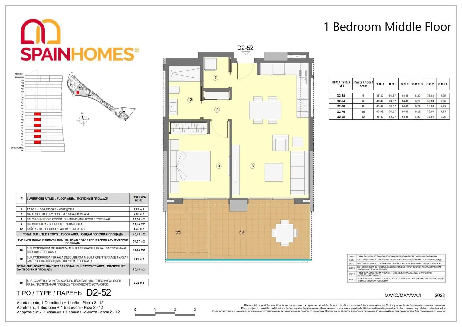 Apartment with terrace for sale in Via Parque, imagen 21