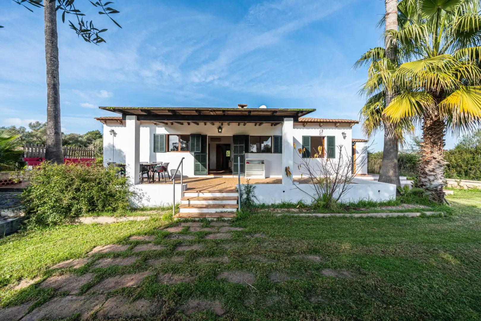 Außenansicht von Haus oder Chalet zum Verkauf in Son Servera mit Klimaanlage, Heizung und Privatgarten