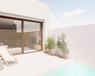 Piscina de Casa adosada en venda en San Javier amb Aire condicionat, Calefacció i Jardí privat