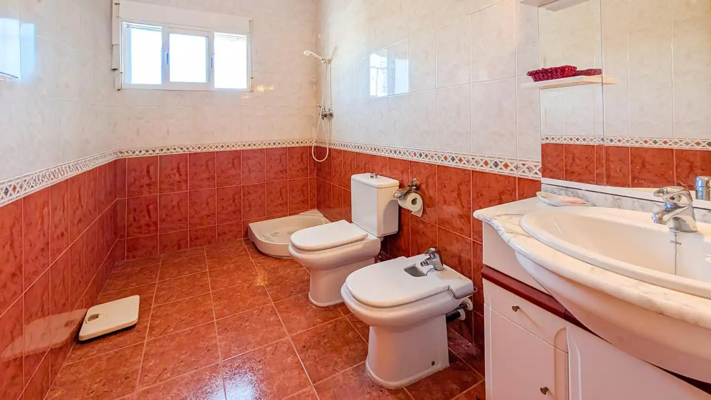 Bany de Casa o xalet en venda en Elche / Elx amb Aire condicionat, Jardí privat i Terrassa