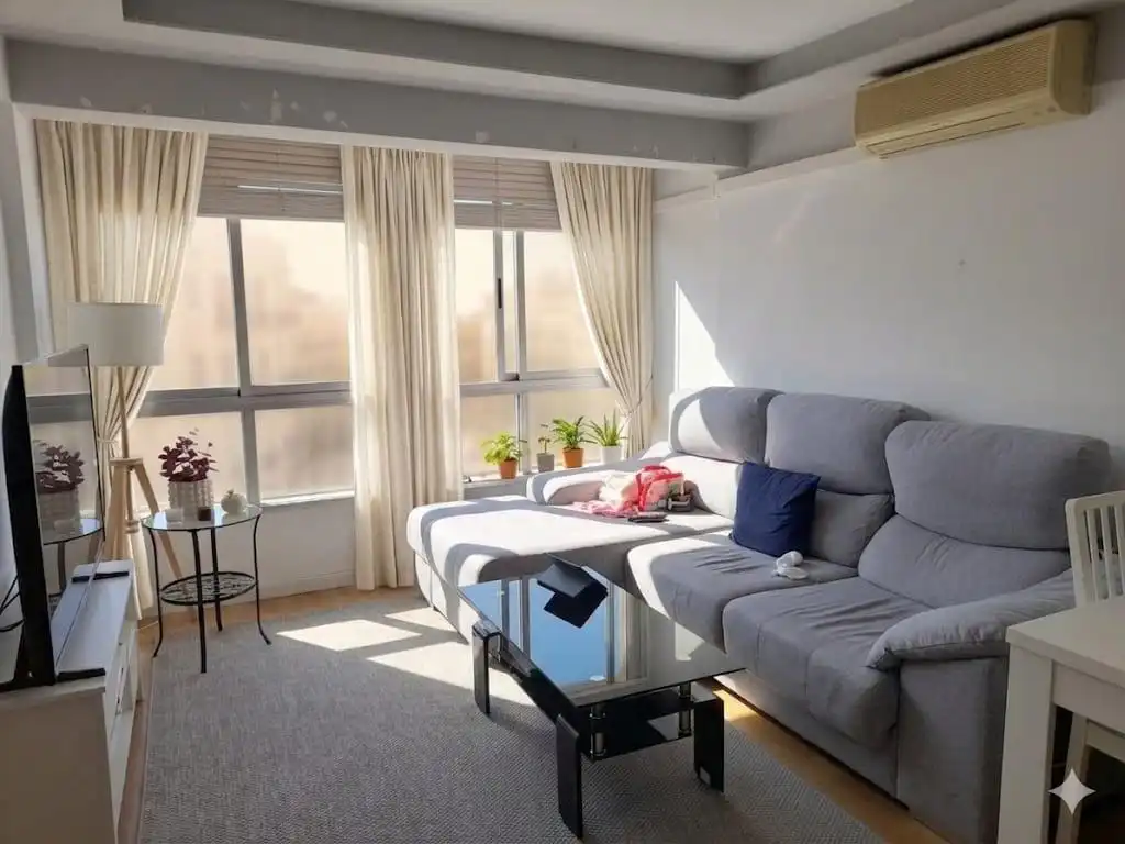 Sala de estar de Piso en venta en Valencia con Aire acondicionado y Parquet