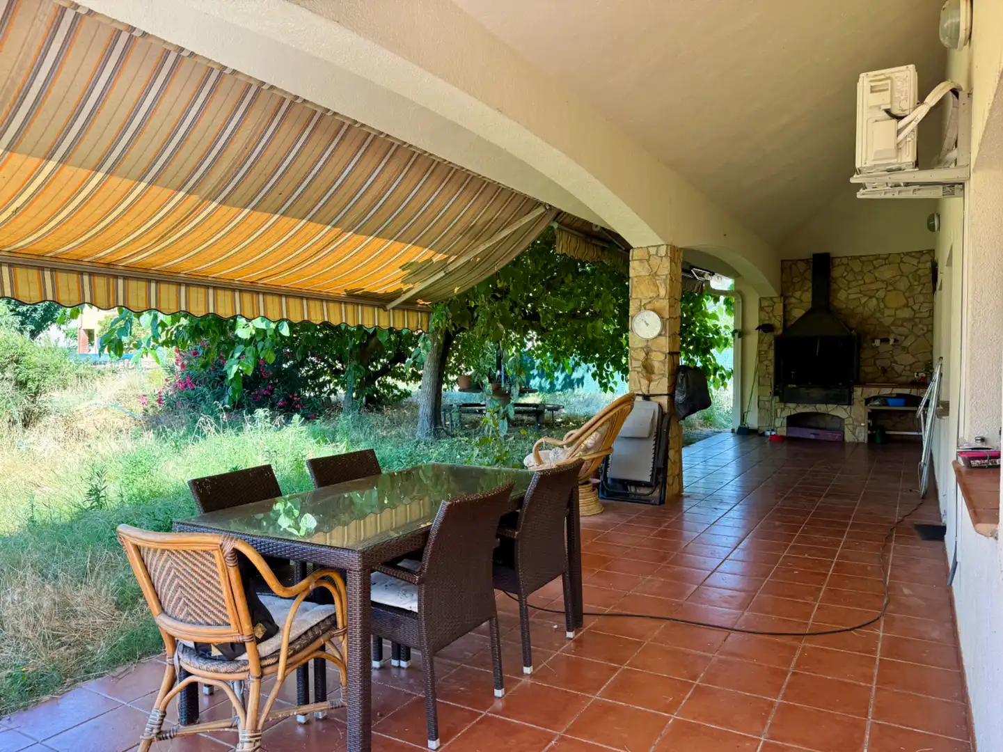 Terraza de Casa o chalet en venta en Sant Esteve de Palautordera con Aire acondicionado, Jardín privado y Terraza