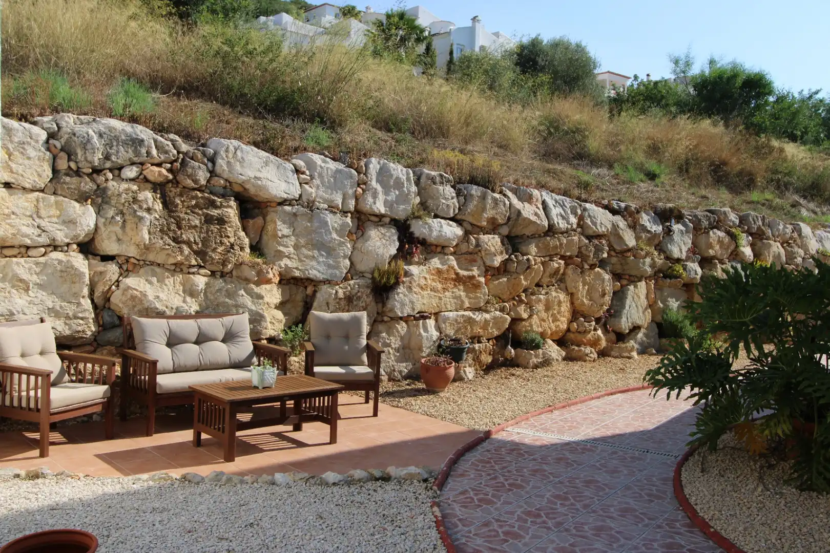Terrassa de Casa o xalet en venda en Xaló amb Aire condicionat, Calefacció i Jardí privat