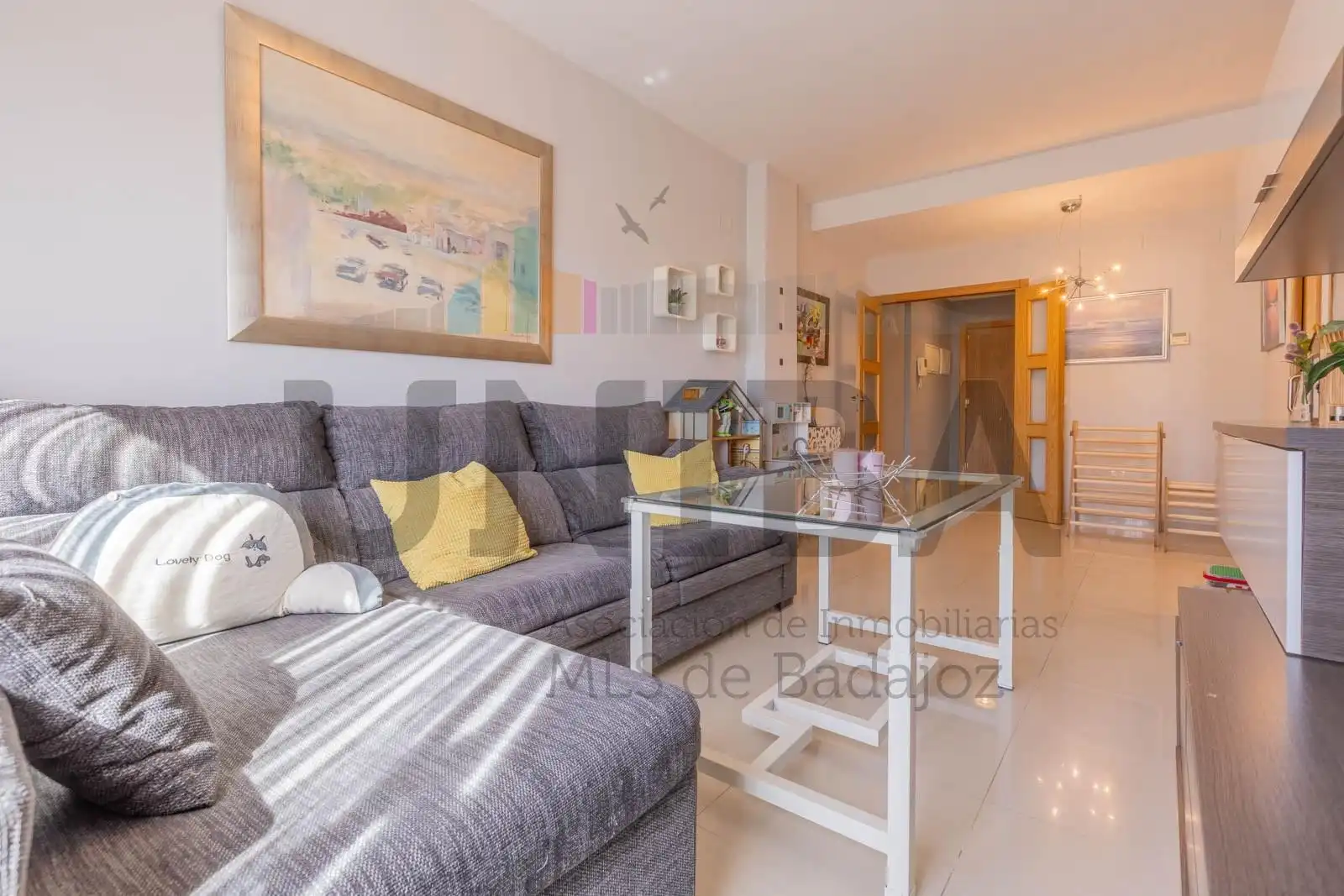 Sala d'estar de Àtic en venda en Badajoz amb Aire condicionat, Calefacció i Terrassa