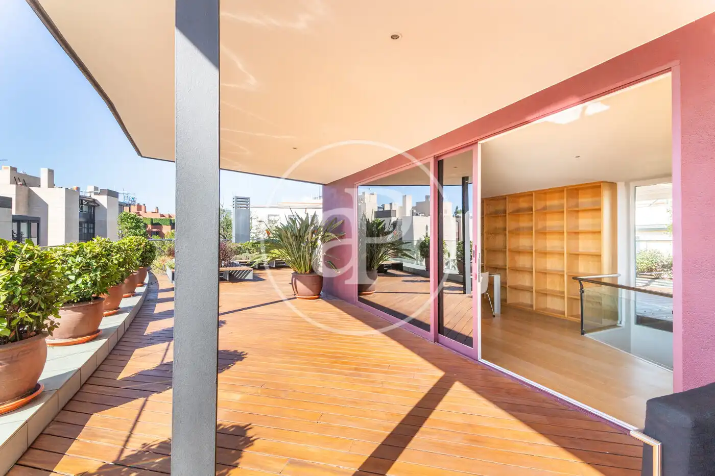 Terrace of Flat for rent in Barcelona  with Air Conditioner, Heating and Terrace