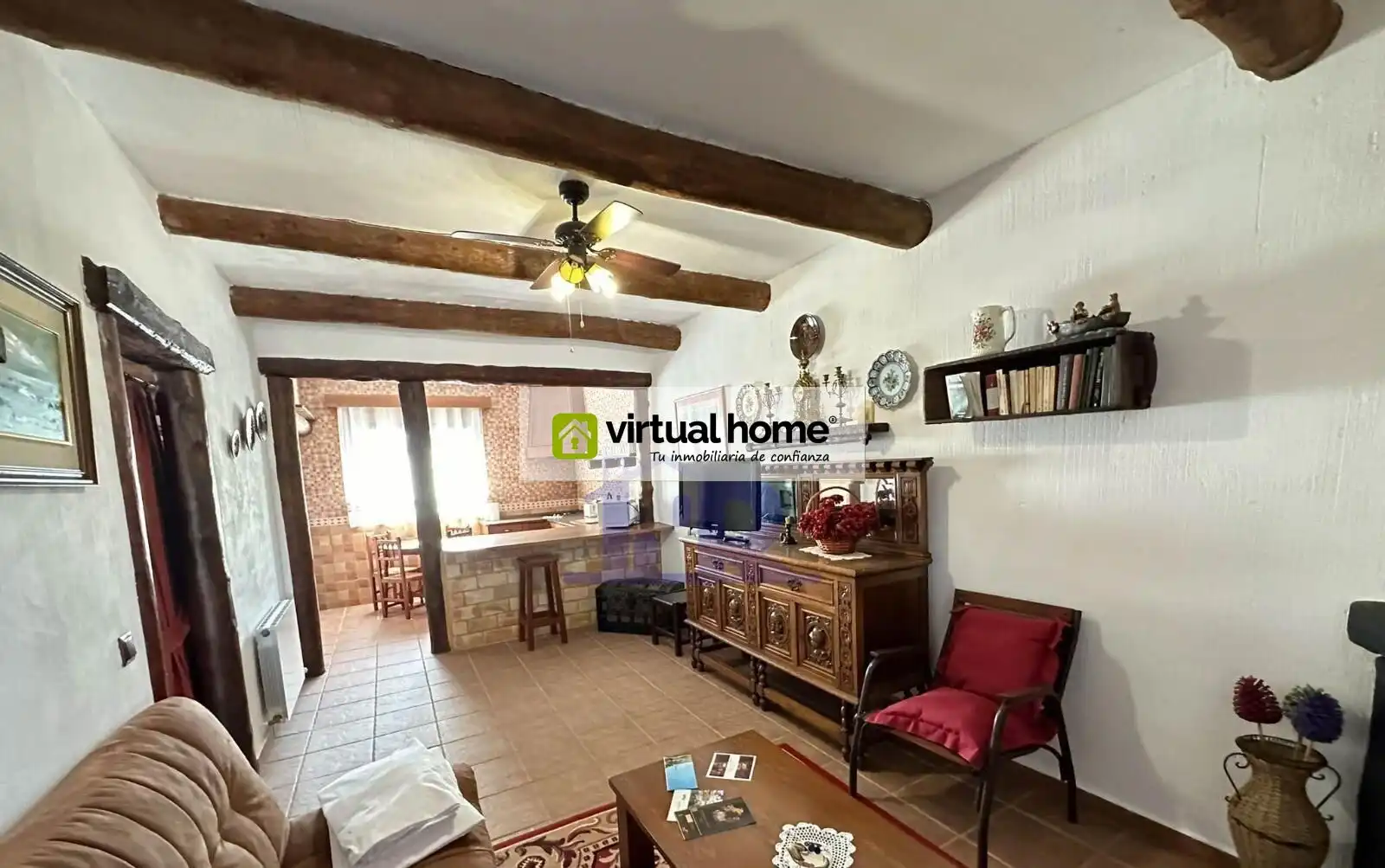 Sala de estar de Casa o chalet en venta en Cuenca con Aire acondicionado