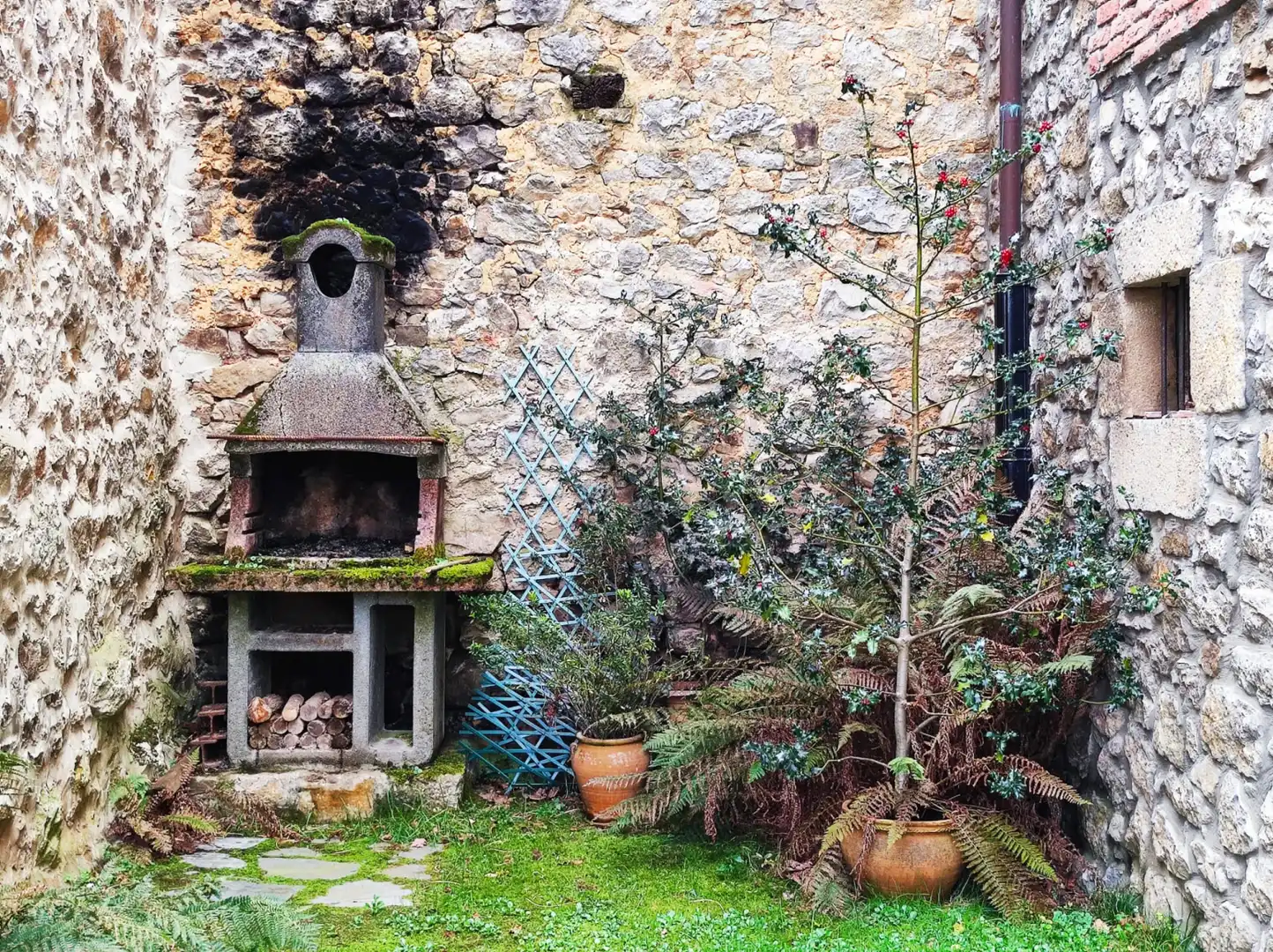 Garden of Houses for sale in Miera  with Private garden, Parquet flooring and Terrace