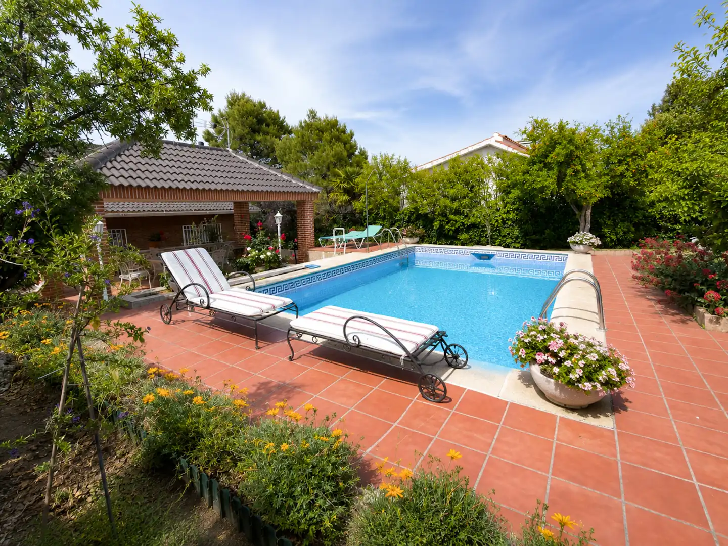 Piscina de Casa o xalet en venda en Santa Cruz del Retamar amb Calefacció, Jardí privat i Terrassa