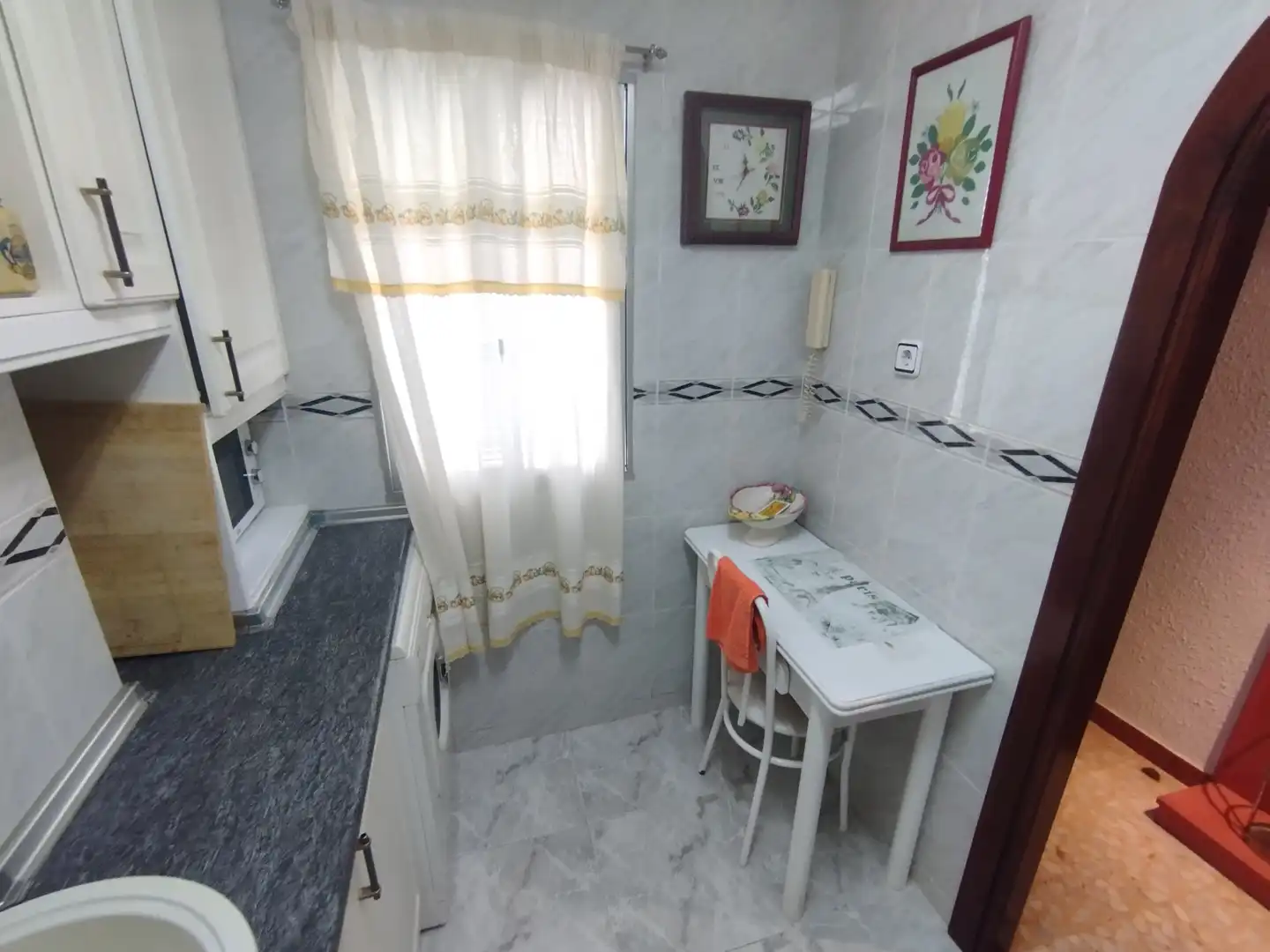Küche von Wohnung zum Verkauf in Zaragoza mit Heizung, Terrasse und Möbliert