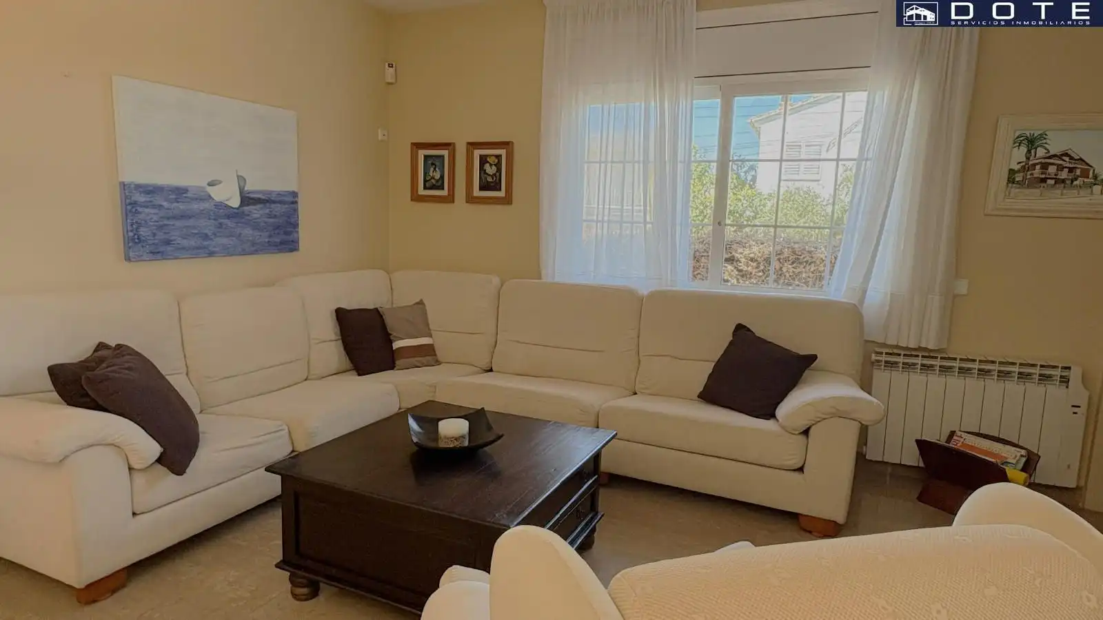 Sala de estar de Casa o chalet en venta en Creixell con Aire acondicionado, Calefacción y Terraza