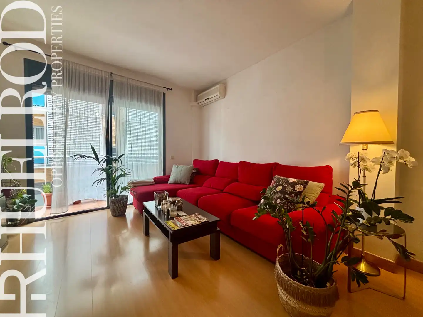 Wohnzimmer von Wohnung zum Verkauf in Badalona mit Klimaanlage, Heizung und Parkett