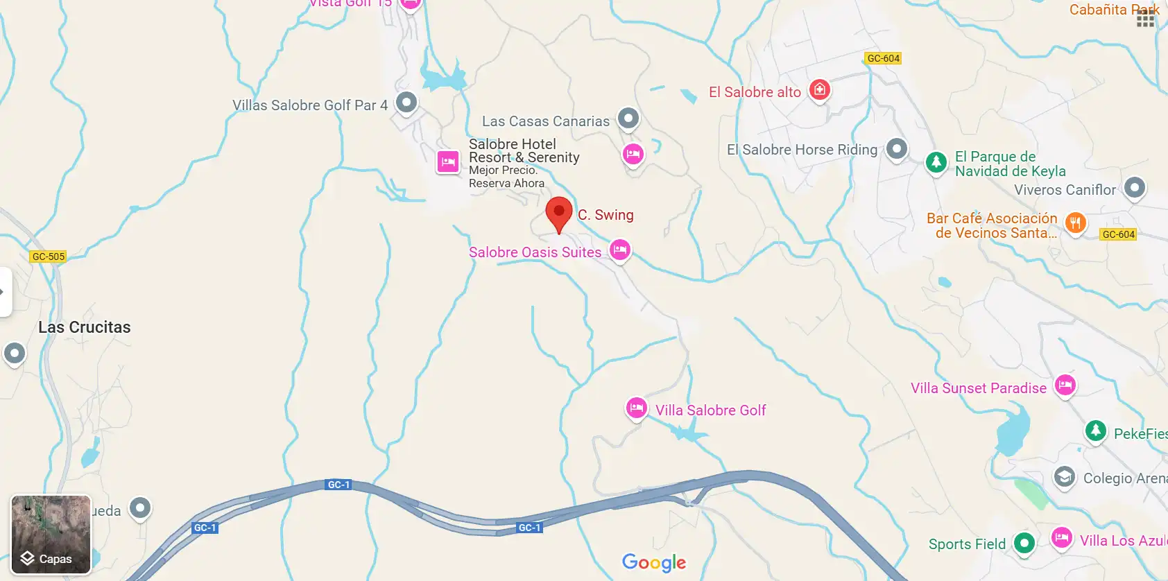 Houses for sale in Calle Swing, Salobre Golf