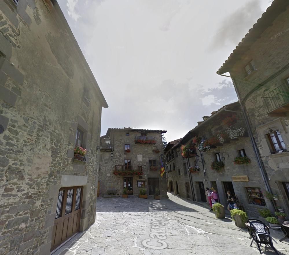Exterior view of House or chalet for sale in Rupit i Pruit  with Terrace