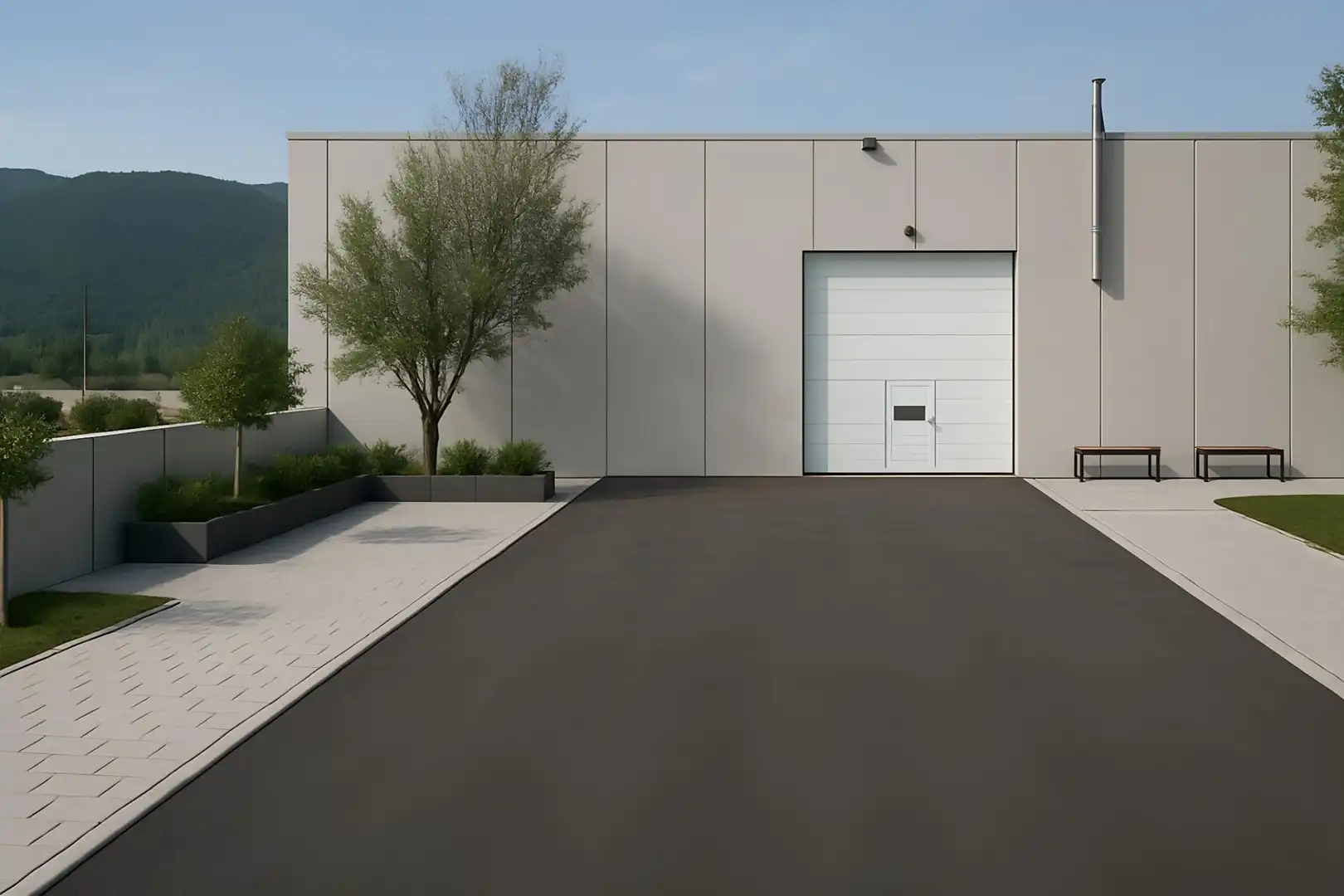 Exterior view of Industrial buildings for rent in Cardona