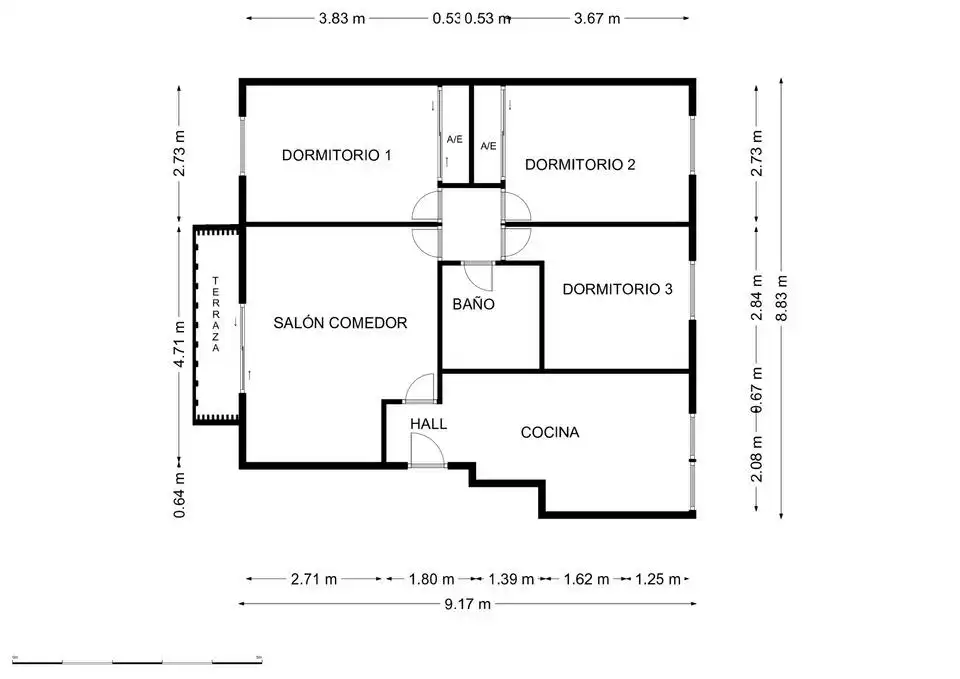 Piso en venta en Madrid con Aire acondicionado, Calefacción y Parquet