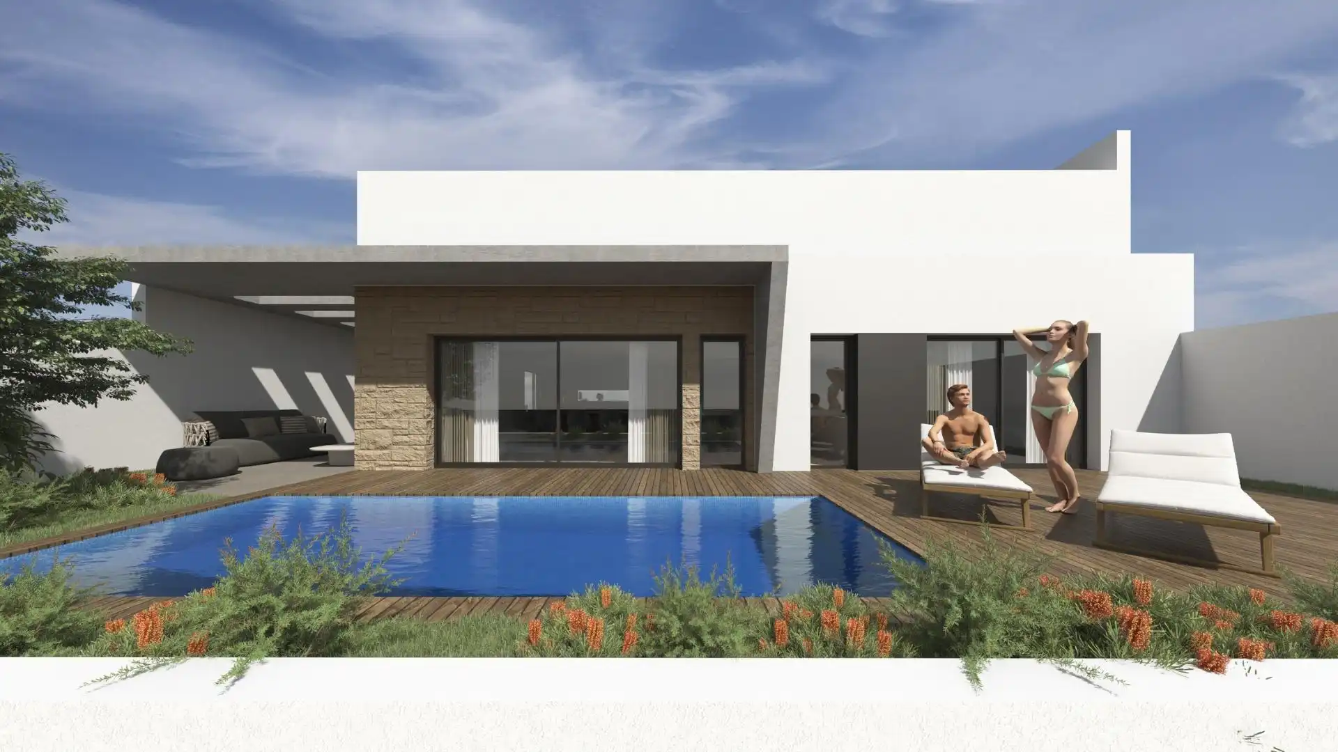 Xalet amb piscina en venda a Nueva Torrevieja - Aguas Nuevas