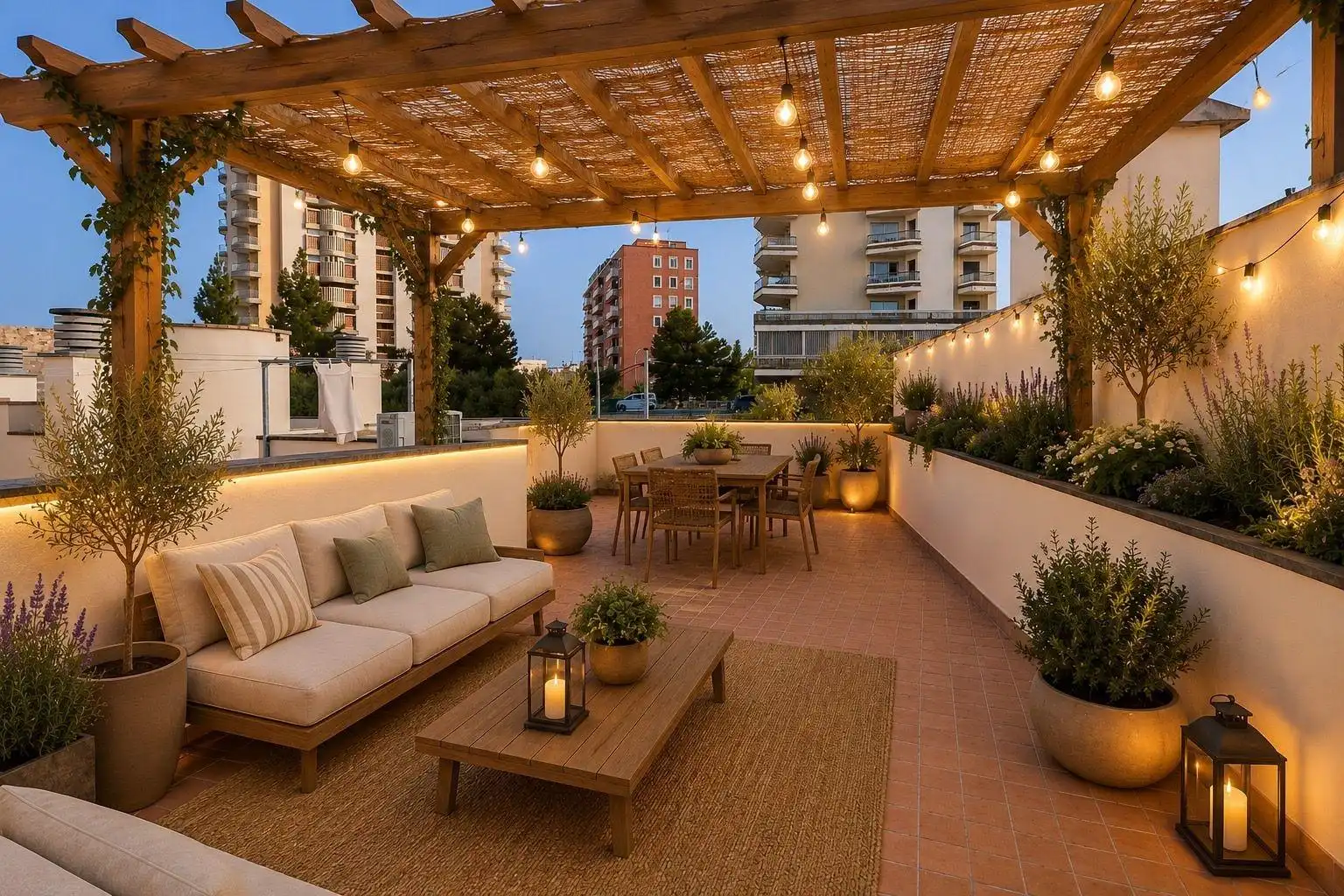 Terrace of Attic for sale in  Palma de Mallorca  with Air Conditioner, Heating and Parquet flooring