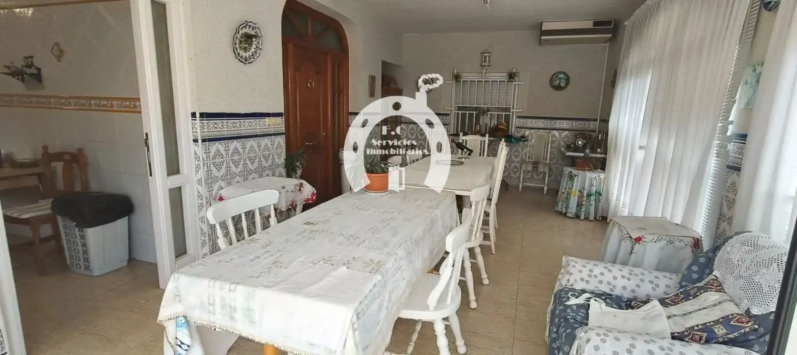Menjador de Casa o xalet en venda en Elche / Elx amb Aire condicionat, Terrassa i Traster