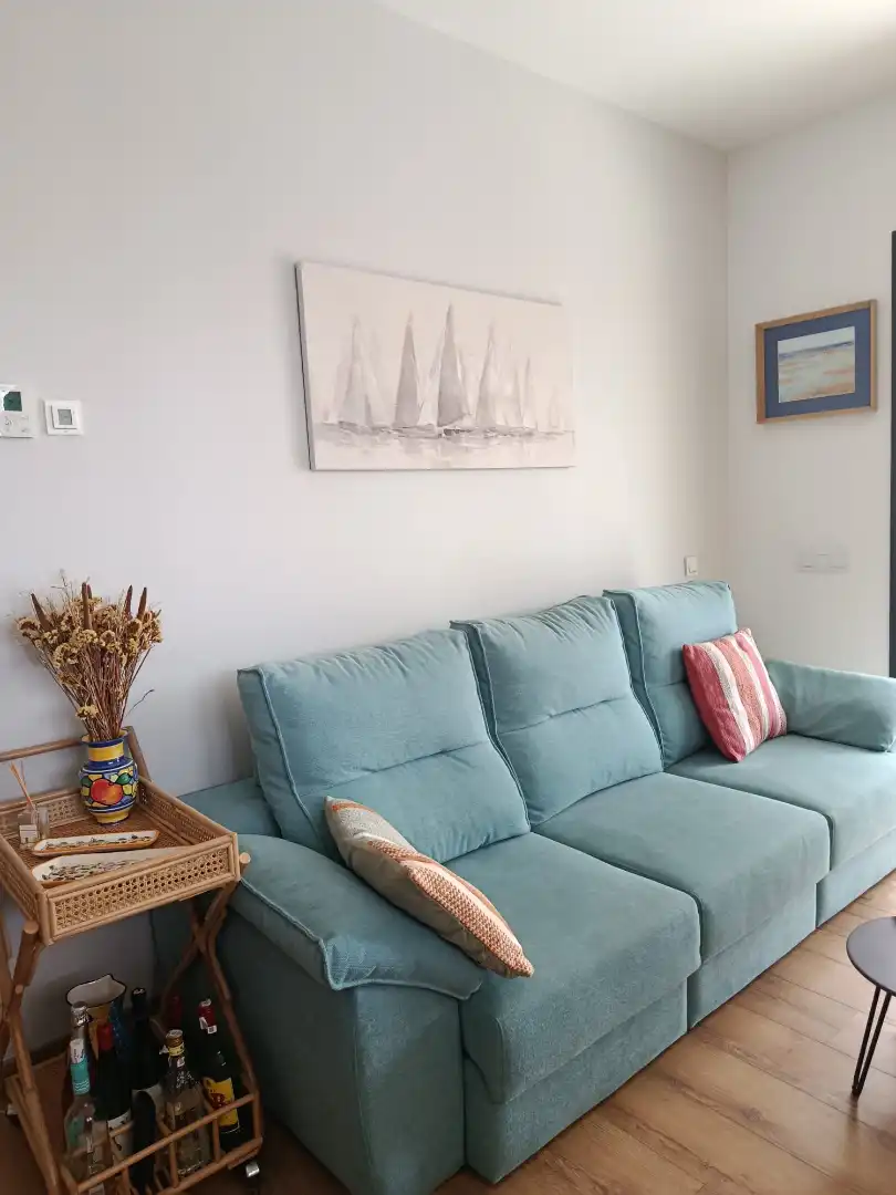 Sala de estar de Piso en venta en Málaga con Aire acondicionado, Terraza y Trastero