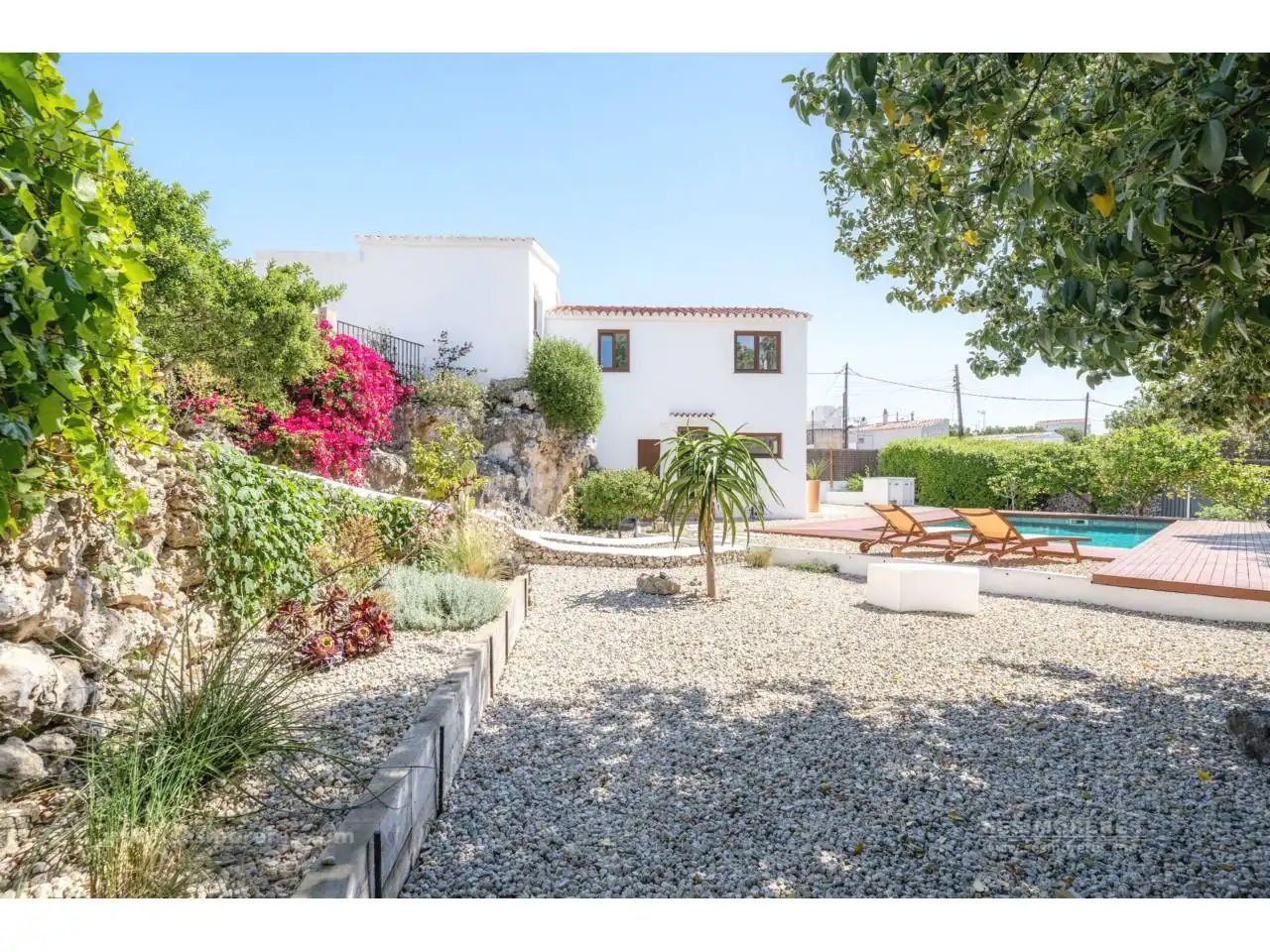 Jardín de Casa o chalet en venta en Es Castell con Calefacción, Jardín privado y Terraza