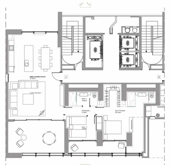 Flat for sale in Benidorm  with Air Conditioner, Private garden and Terrace