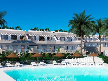 Bungalow con piscina en venta en Finestrat Pueblo