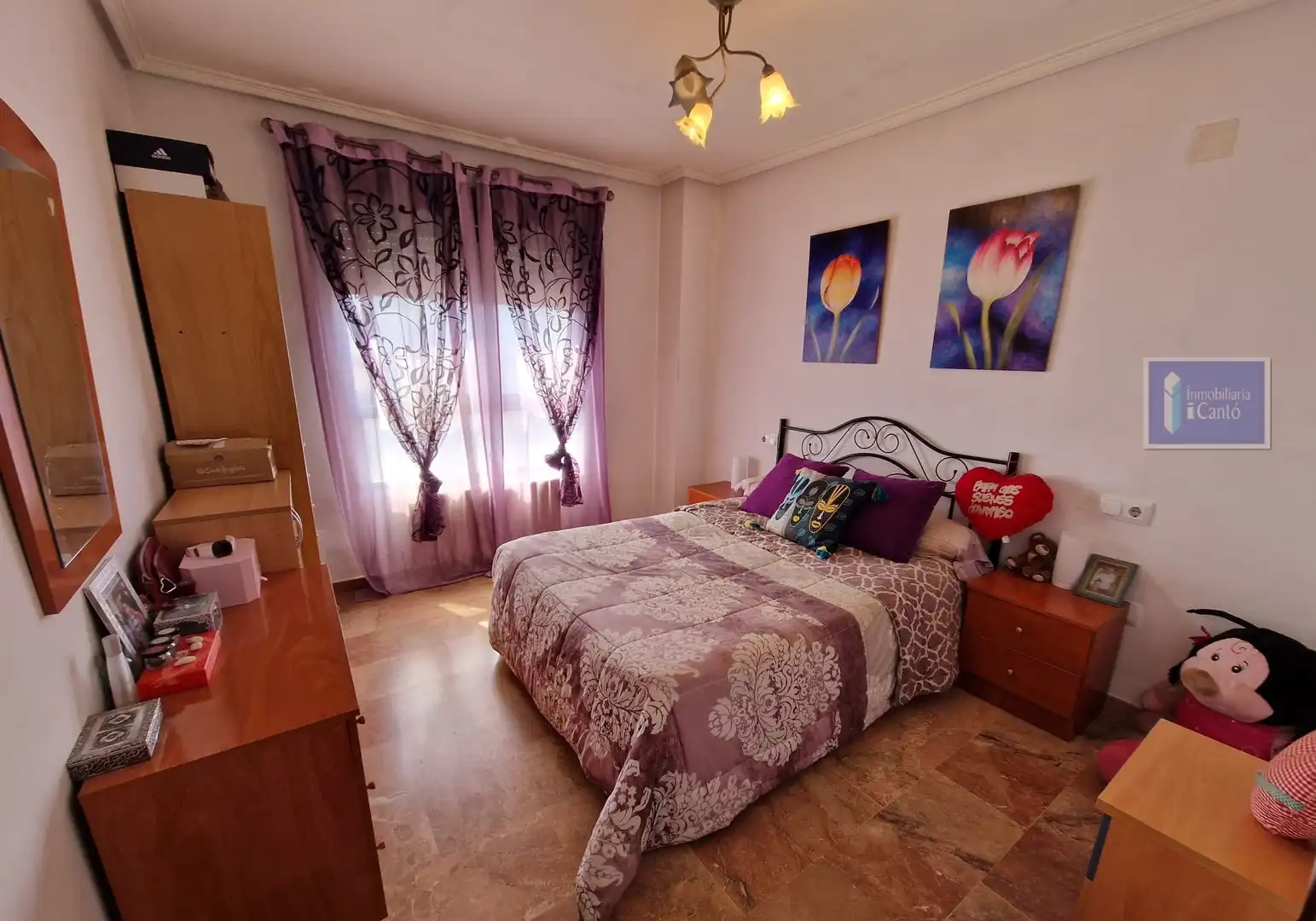 Schlafzimmer von Wohnung zum Verkauf in Alcoy / Alcoi mit Klimaanlage, Heizung und Abstellraum