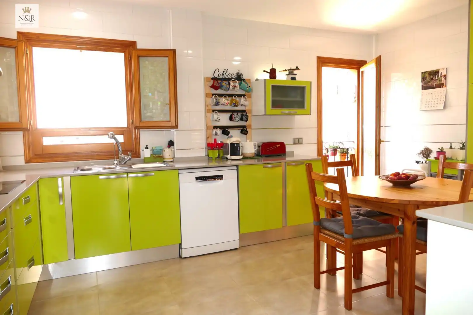 Kitchen of Flat for sale in Alaró  with Air Conditioner, Parquet flooring and Furnished