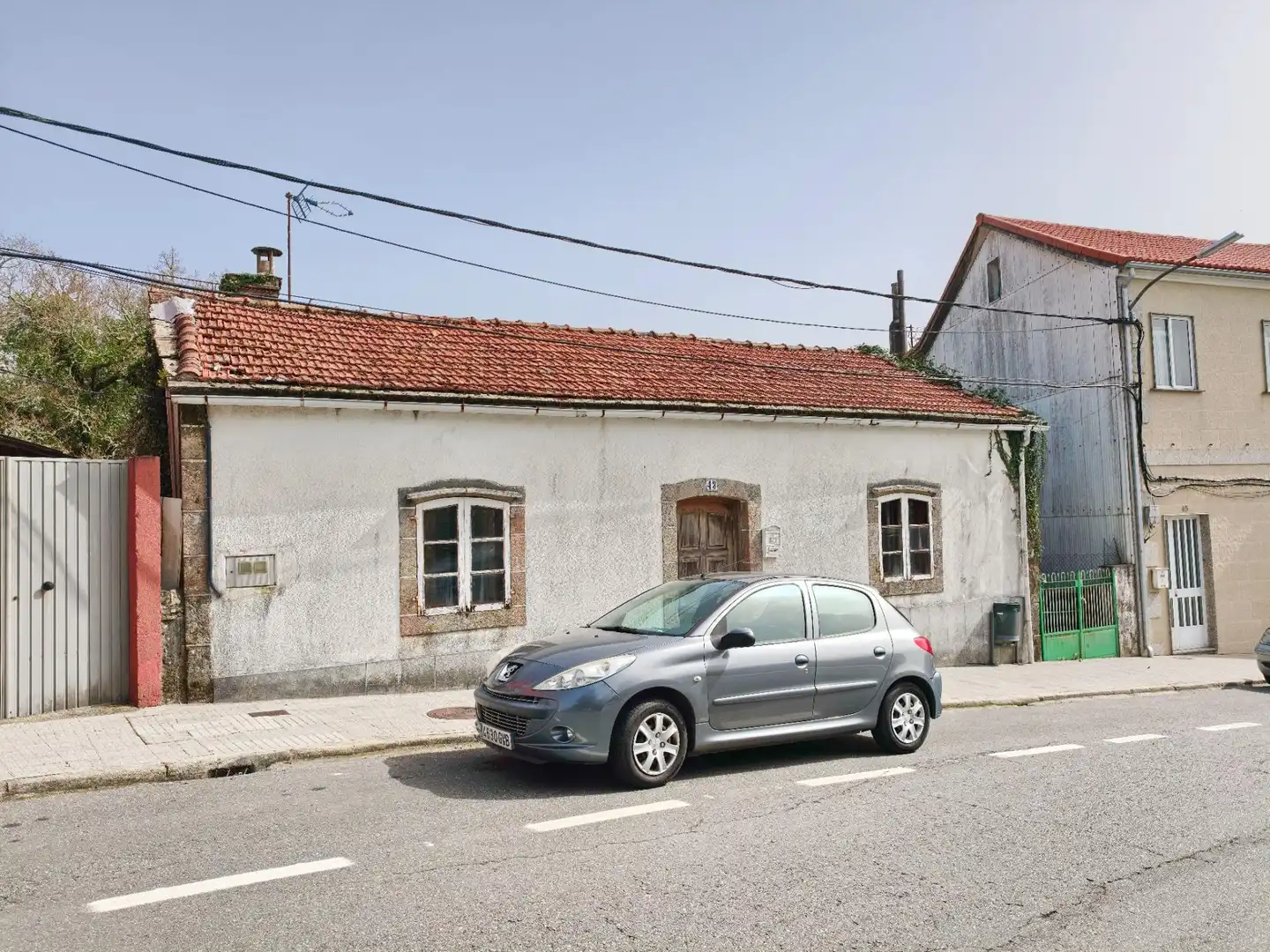Vista exterior de Casa o xalet en venda en Forcarei amb Jardí privat