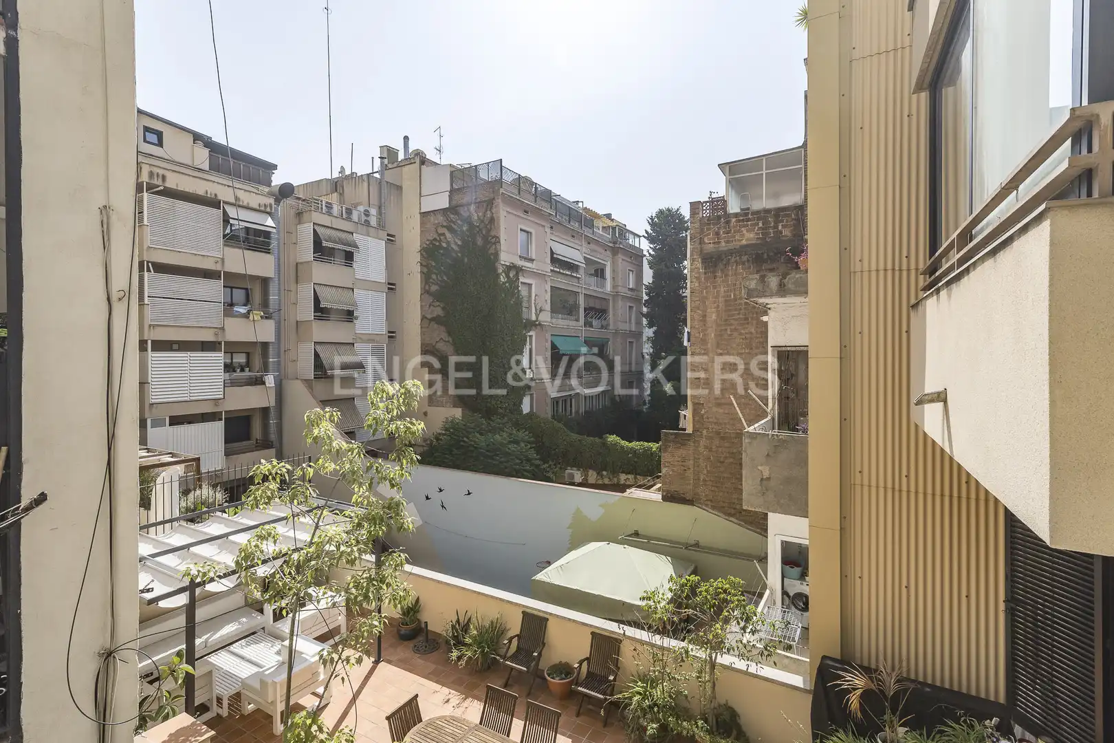 Außenansicht von Wohnung zur Miete in Barcelona mit Klimaanlage, Heizung und Balkon