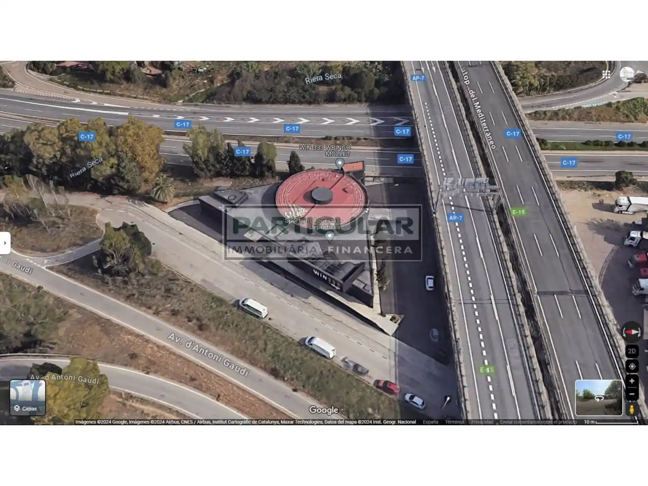 Vista exterior de Nau industrial en venda en Mollet del Vallès amb Alarma