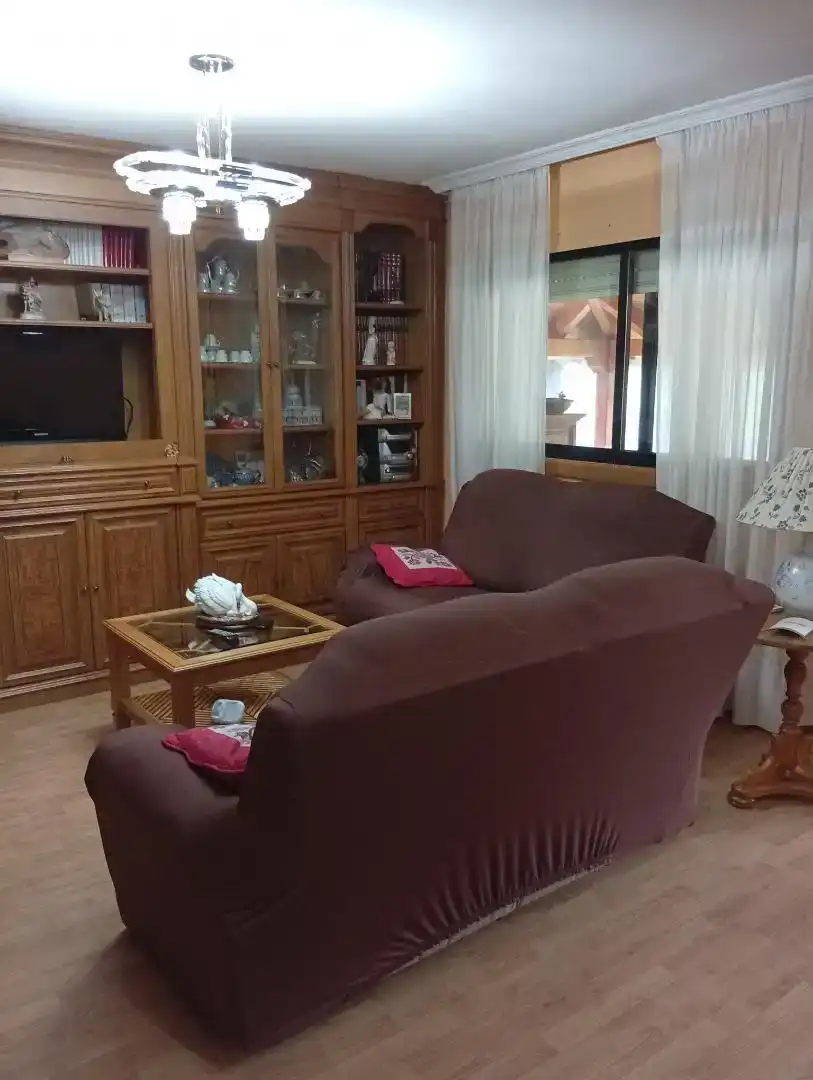 Sala de estar de Casa o chalet en venta en Colmenarejo con Aire acondicionado, Jardín privado y Parquet