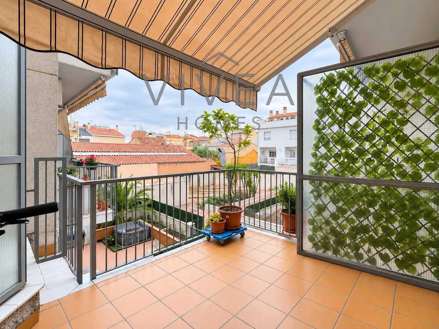 Terrace of Flat for sale in Sabadell  with Air Conditioner, Heating and Parquet flooring