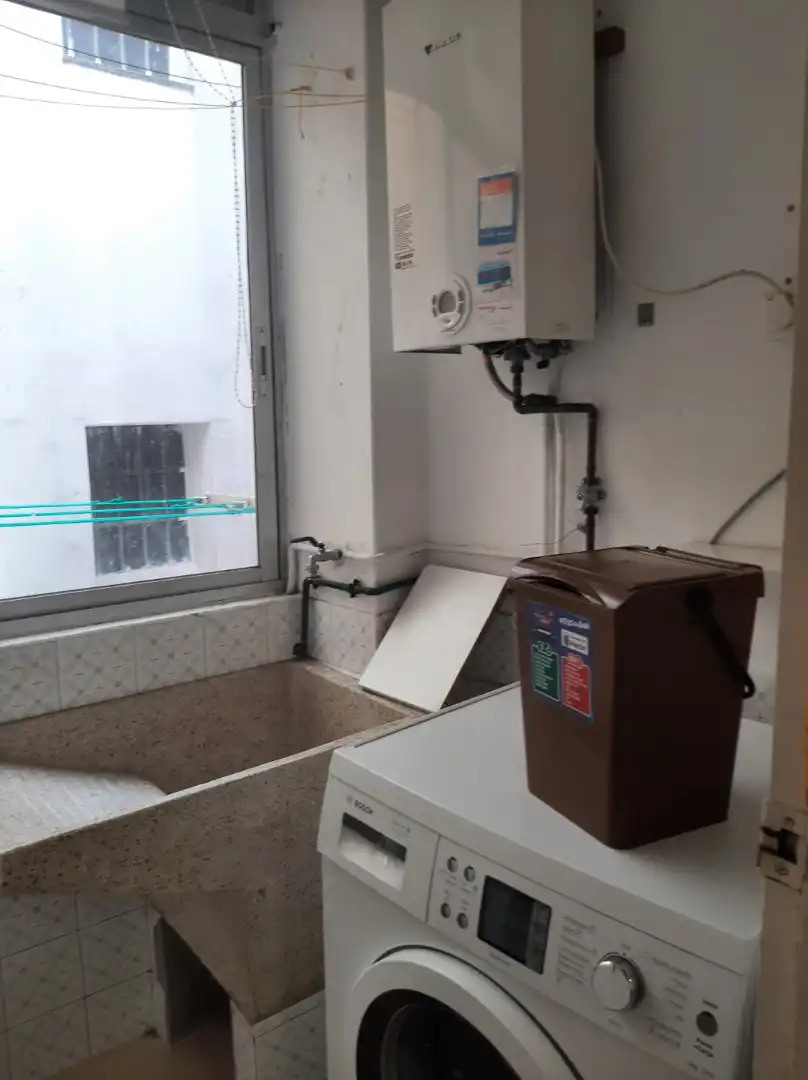 Kitchen of Flat for rent in Narón  with Furnished