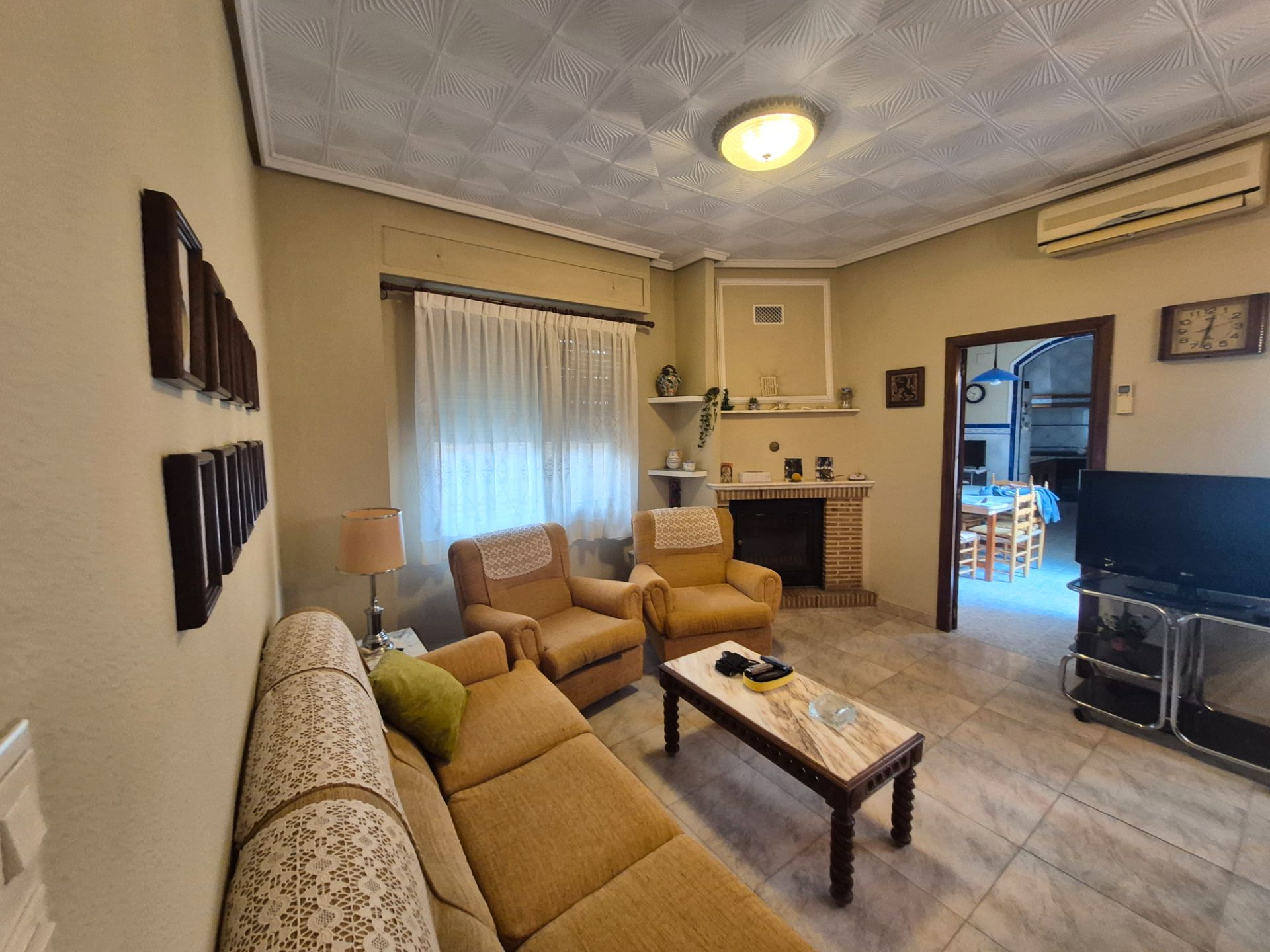 Living room of House or chalet for sale in  Valencia Capital  with Air Conditioner, Terrace and Storage room