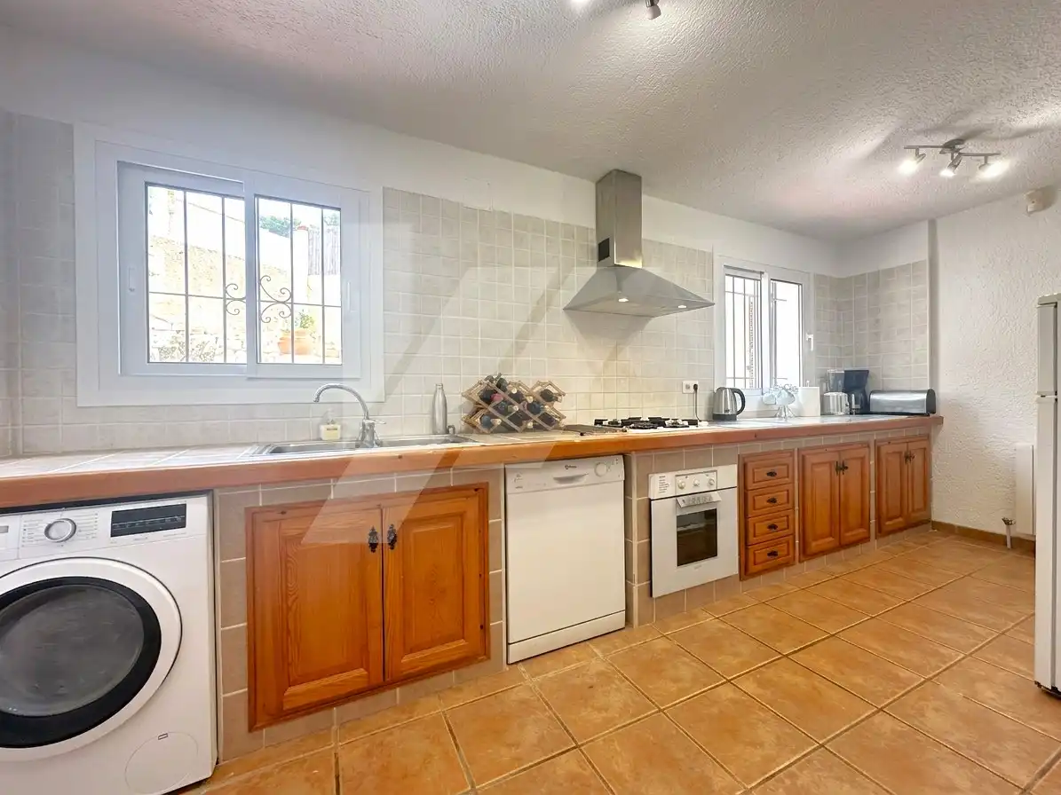 Cocina de Casa o chalet en venta en Moraira con Calefacción, Jardín privado y Terraza