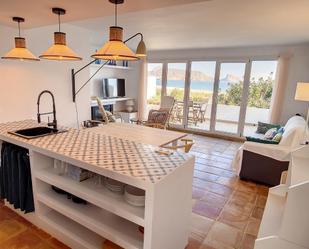 Cuina de Apartament de lloguer en Altea amb Aire condicionat, Jardí privat i Terrassa