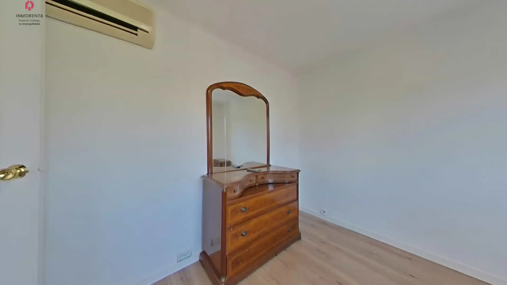 Schlafzimmer von Wohnung zur Miete in Madrid mit Klimaanlage und Heizung