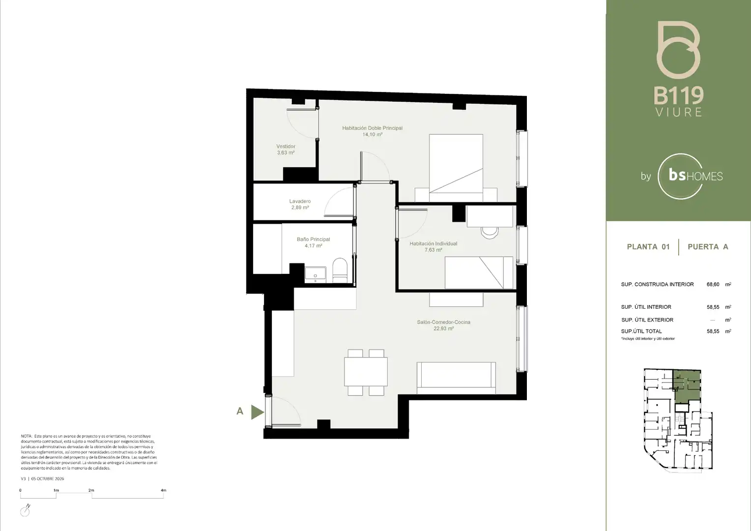 Neubau-Wohnung mit Aufzug zum Verkauf in Carrer del Berguedà 119, imagen 6