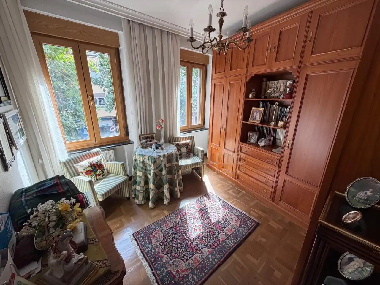 Living room of Flat for sale in Salamanca  with Heating, Parquet flooring and Terrace