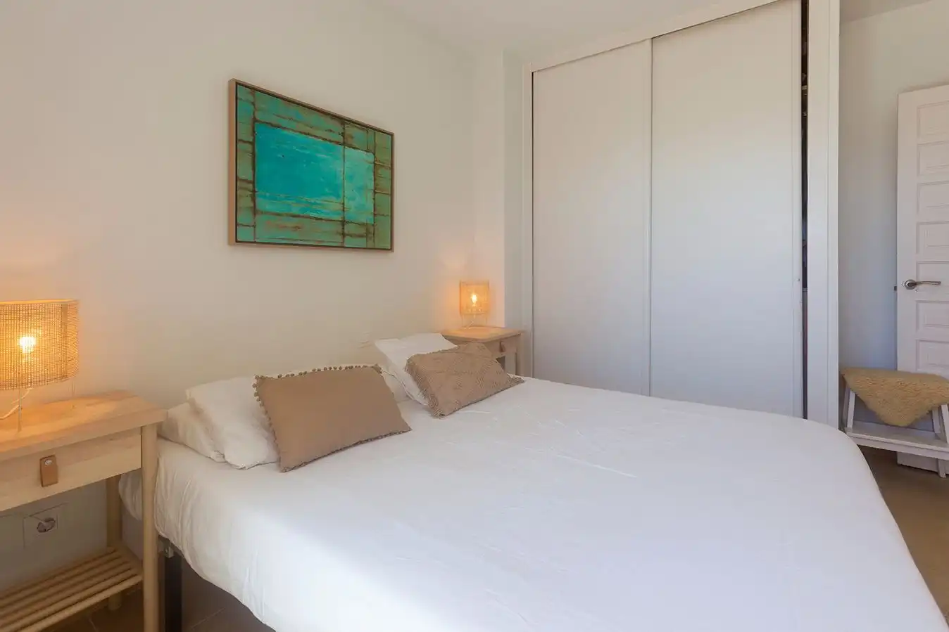 Habitación de Casa adosada en venta en Tarifa con Aire acondicionado, Calefacción y Jardín privado