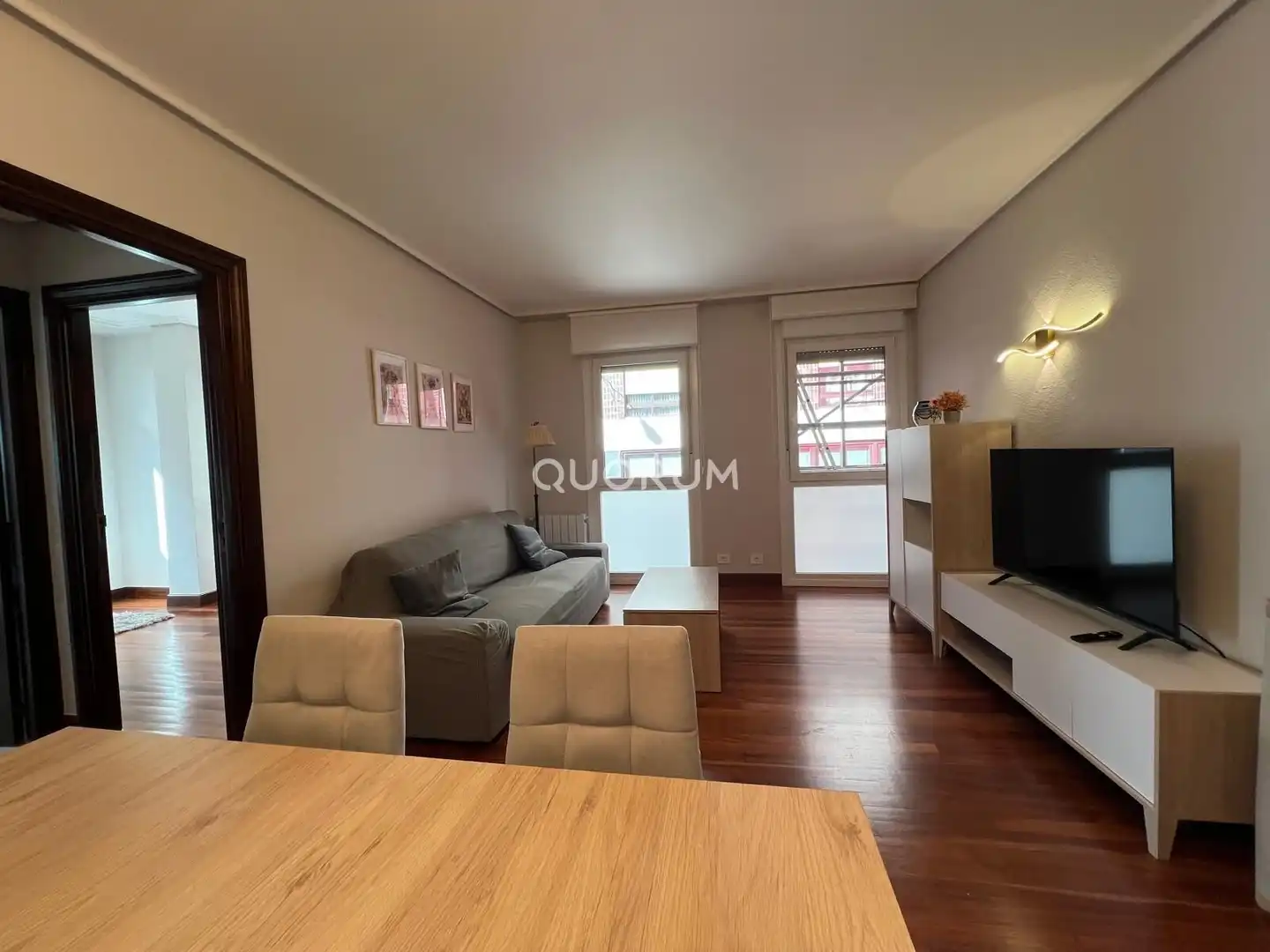 Wohnzimmer von Wohnung zur Miete in Bilbao  mit Heizung und Möbliert