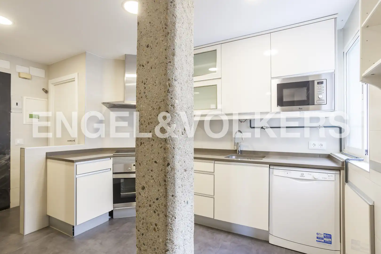 Cocina de Piso de alquiler en Madrid con Aire acondicionado, Calefacción y Parquet