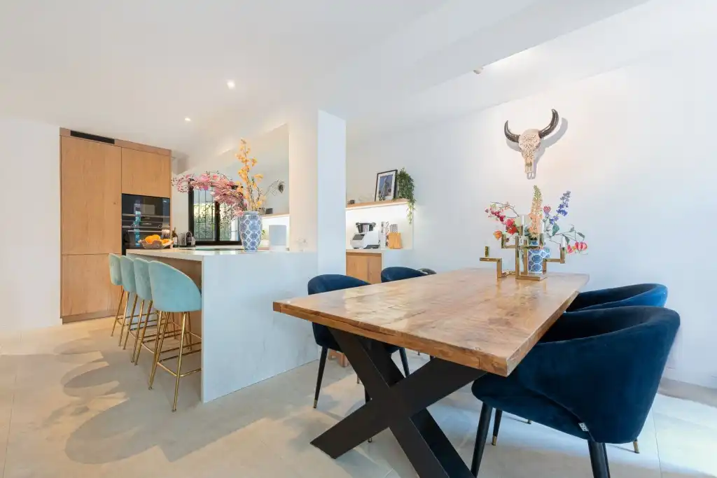 Dining room of Detached homes for sale in Pollença  with Air Conditioner, Heating and Private garden