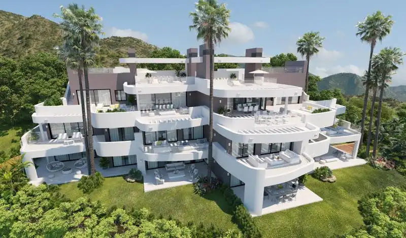 Vista exterior de Planta baja en venta en Ojén con Aire acondicionado, Jardín privado y Terraza