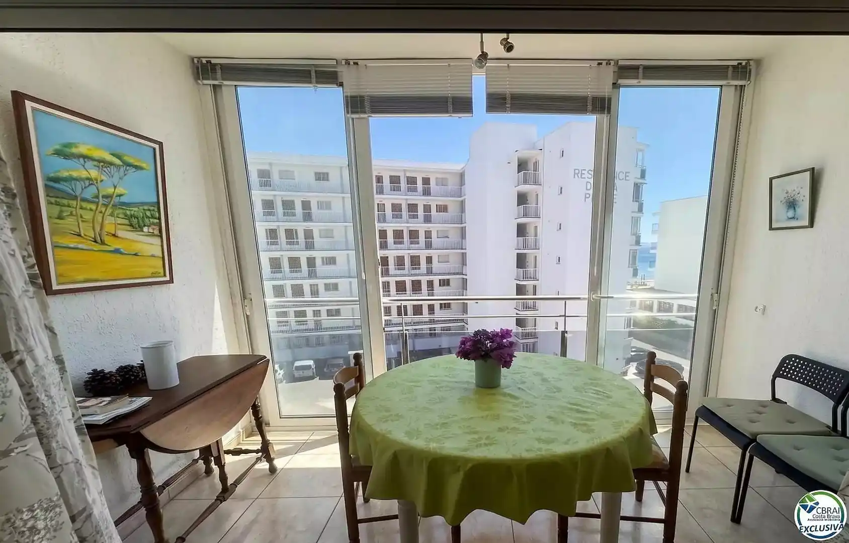 Balcony of Flat for sale in Roses  with Terrace and Furnished