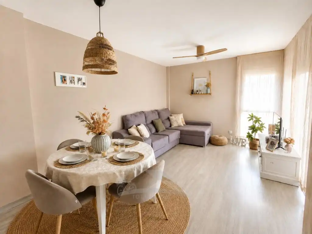 Living room of Apartments for sale in L'Ametlla de Mar   with Air Conditioner, Private garden and Terrace